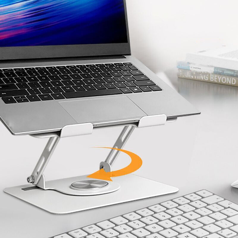 360° Metal Portable Laptop Tablet Stand Adjustable Holder For Desk Office Home 