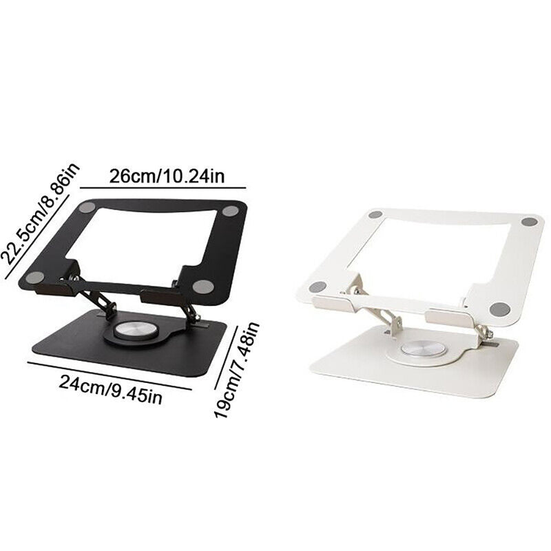 360° Metal Portable Laptop Tablet Stand Adjustable Holder For Desk Office Home 