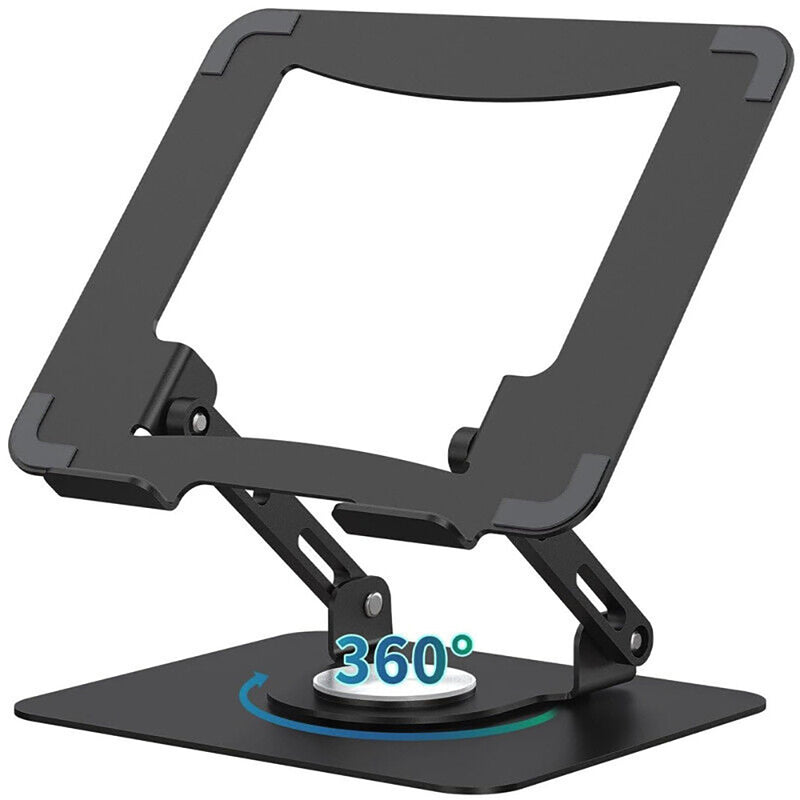 360° Metal Portable Laptop Tablet Stand Adjustable Holder For Desk Office Home 