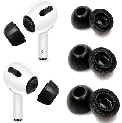 Replacement Ear Tips For Apple Airpods Pro Memory Foam Tips Airpod Pro - 3 Pairs 