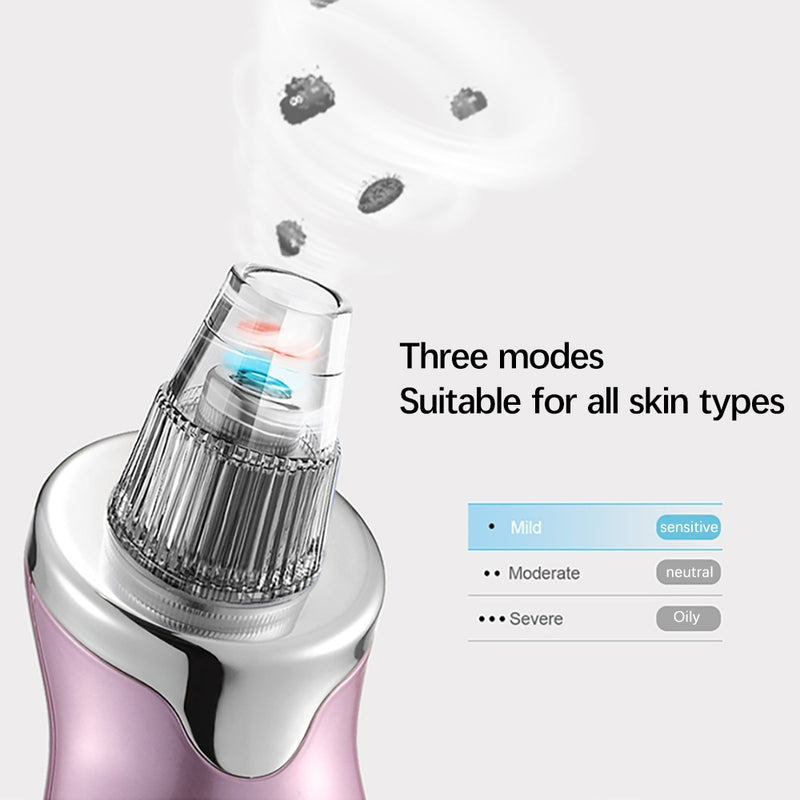 Electric Blackhead Remover Pore Vacuum Suction Diamond Dermabrasion Face Cleaner 