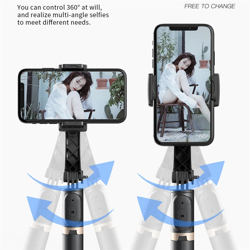 NEW Selfie Stick Foldable Wireless Tripod with Bluetooth Shutter Monopod for IOS Android 