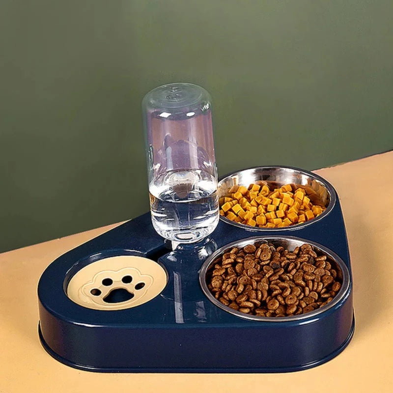 3In1 Pet Stainless Steel Bowl Feeder 