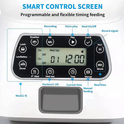 Pet Smart Automatic Food Feeder 