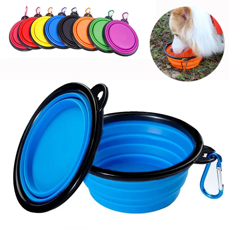 Pet Portable Travel Dish Bowl 