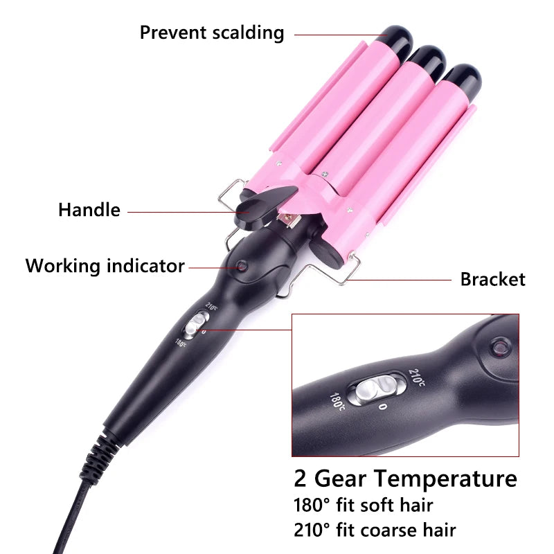 Professional Styling Hair Curling Iron 