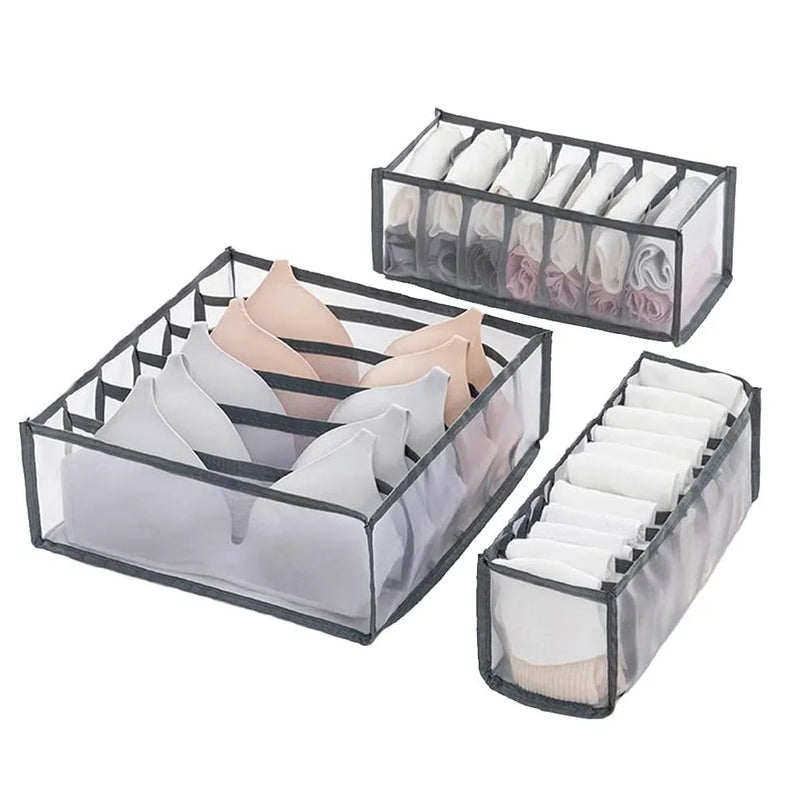 Underwear Bra Organizer Storage Box Panties Socks Storage Boxes Wardrobe Clothes Organizer Drawers Separator Boxes 