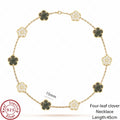 Jstoremart presents a beautiful set of four bracelets arranged in a grid, ideal for weddings or engagements. Each bracelet features distinctive charms: gold flowers, white flowers, blue flowers, and delicate white clovers. The elegance is further enhanced by the Real 925 Sterling Silver stamp on each piece.