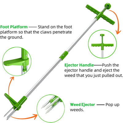 Durable Long Handle Weed Remover 
