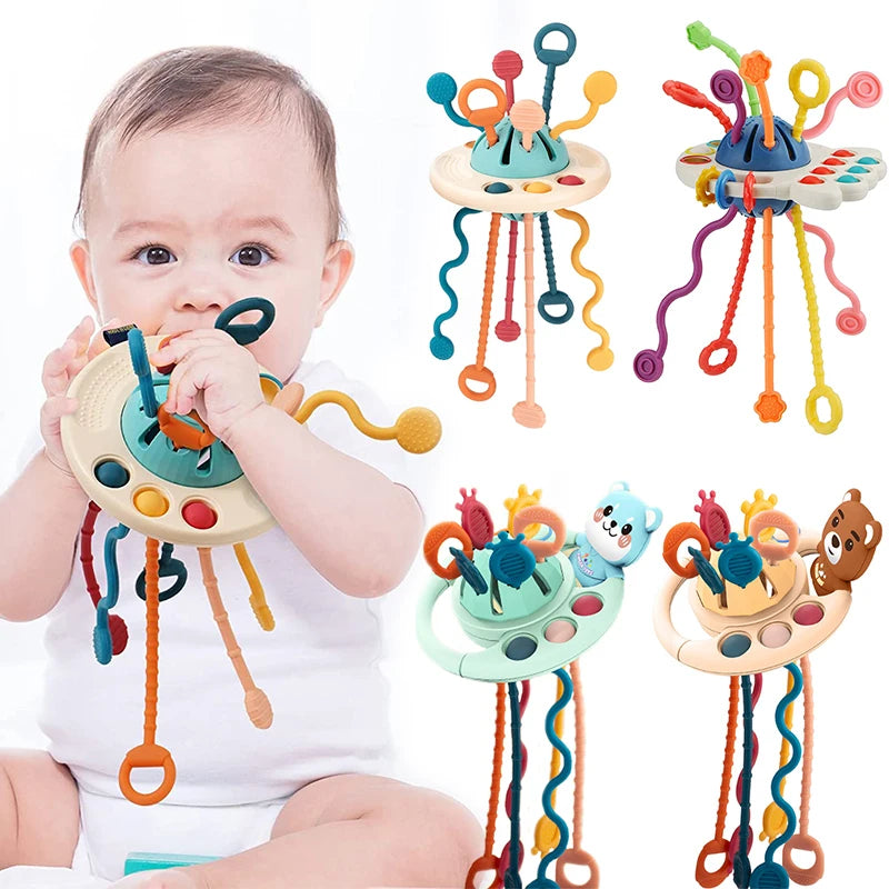 Silicone Teething Develop Activity Toy 