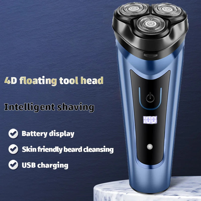 Shaver for Men USB Electric Shaver Powerful Beard Shaving Machine Electric Razor Rechargeable Waterproof 