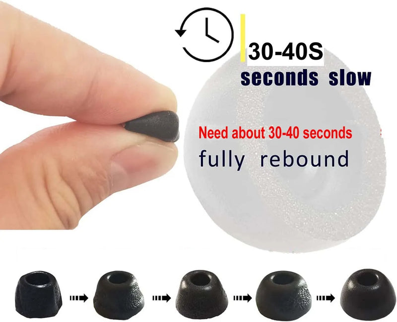 6PCS Memory Foam Ear Tips for Samsung Galaxy Buds 2 Pro Galaxy Buds 2 Galaxy Buds Pro Earphone Case Earbuds Eartips L M S 