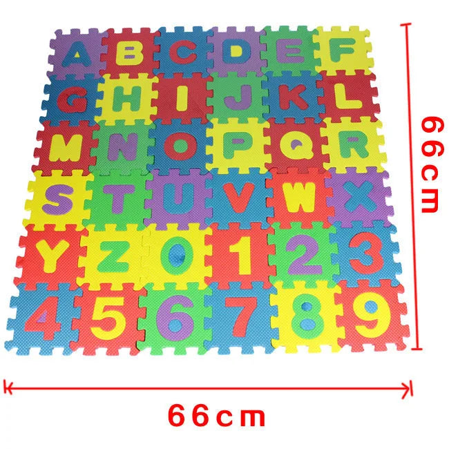 Children Mini Mats Alphanumeric Mat 