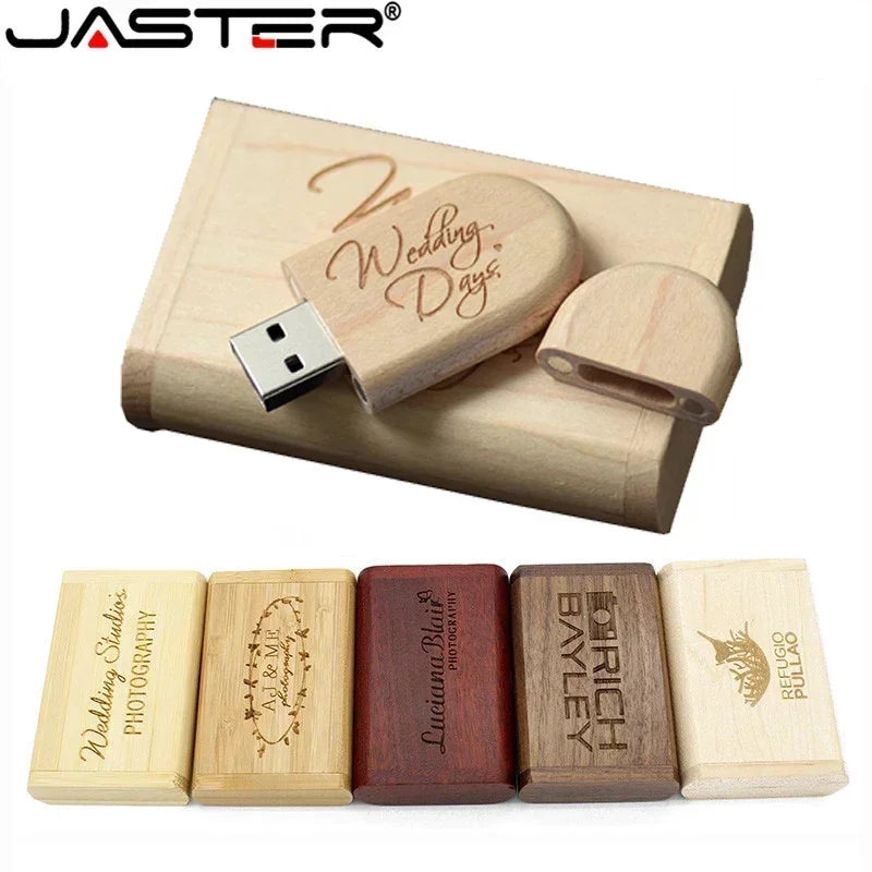 JASTER USB Flash Drive 128GB Memory Stick 2.0  Customized Pendrive 4GB 8GB 16GB 32GB  64GB 