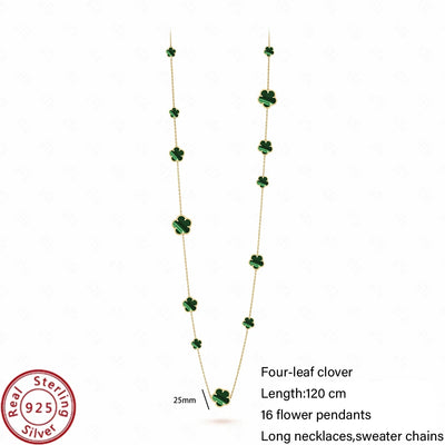 Jstoremart presents a beautiful set of four bracelets arranged in a grid, ideal for weddings or engagements. Each bracelet features distinctive charms: gold flowers, white flowers, blue flowers, and delicate white clovers. The elegance is further enhanced by the Real 925 Sterling Silver stamp on each piece.