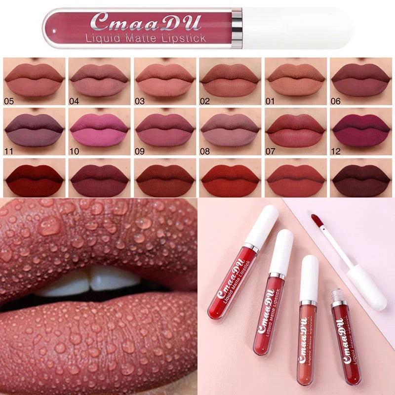 Long Lasting Waterproof Liquid Lipstick 