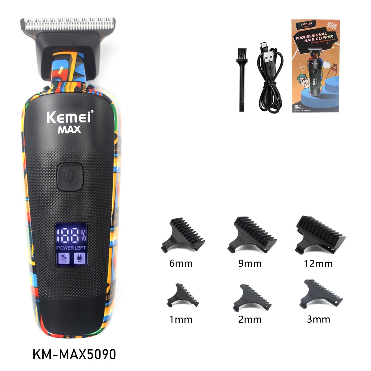 Professional Hair Clipper Kit for Men Professional Barber Machines Professional Hair Cutting Machine Haircut Machine 