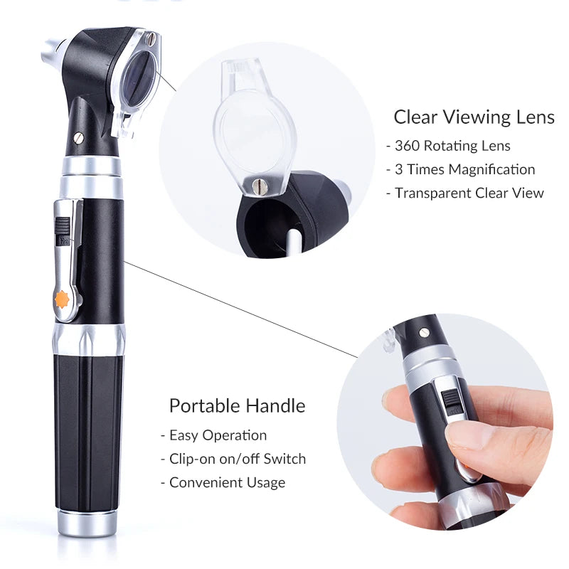 Portable LED Otoscope Ear Cleaner 