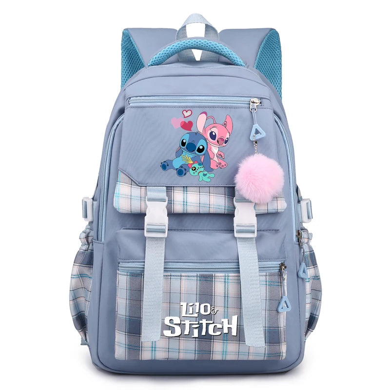 Disney Lilo Stitch Backpack for Girl Boy Student Teenager Children Back to School Rucksack Women Cute Casual Bags Kids Gift Toy