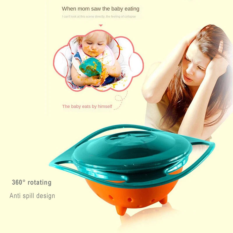 Universal Children Rotary Feeding Bowl 