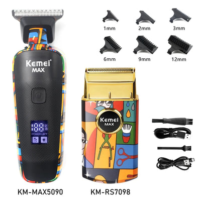 Professional Hair Clipper Kit for Men Professional Barber Machines Professional Hair Cutting Machine Haircut Machine 