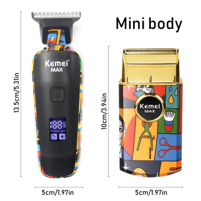 Professional Hair Clipper Kit for Men Professional Barber Machines Professional Hair Cutting Machine Haircut Machine 