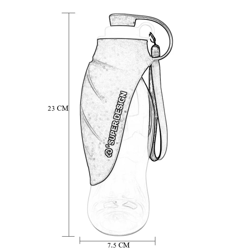 Pet Outdoor Drinking Water Bottle 