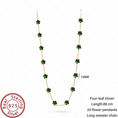 Jstoremart presents a beautiful set of four bracelets arranged in a grid, ideal for weddings or engagements. Each bracelet features distinctive charms: gold flowers, white flowers, blue flowers, and delicate white clovers. The elegance is further enhanced by the Real 925 Sterling Silver stamp on each piece.