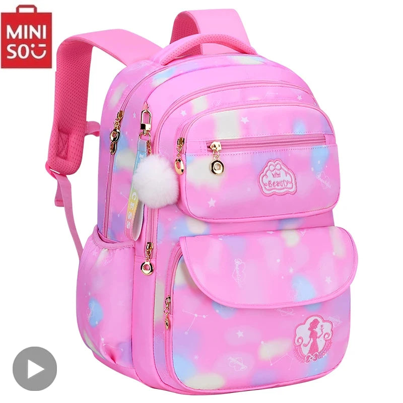 Girl Children Backpack School Bag Back Pack Pink for Kid Child Teenage Schoolbag Primary 