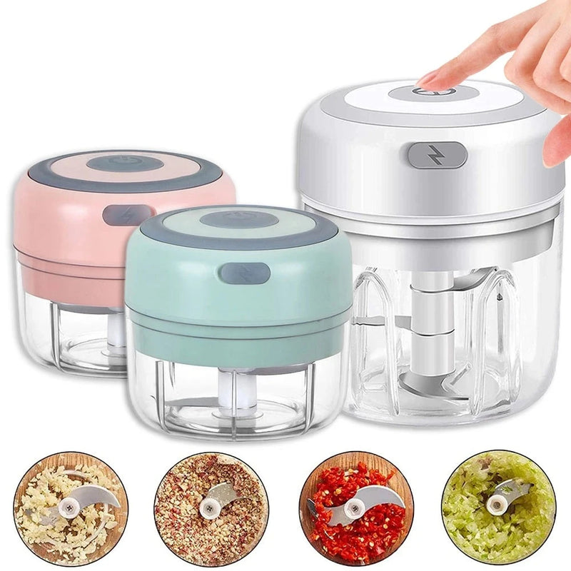 Mini Electric Garlic Grinder 