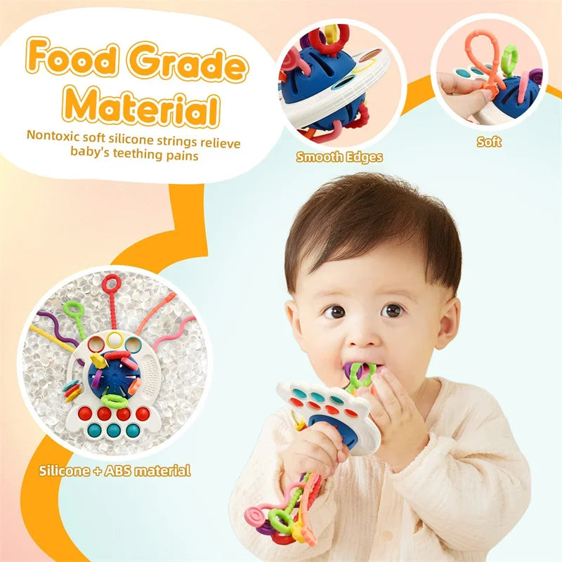 Silicone Teething Develop Activity Toy 