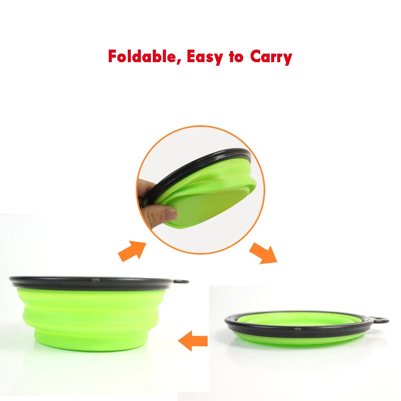 Pet Portable Travel Dish Bowl 