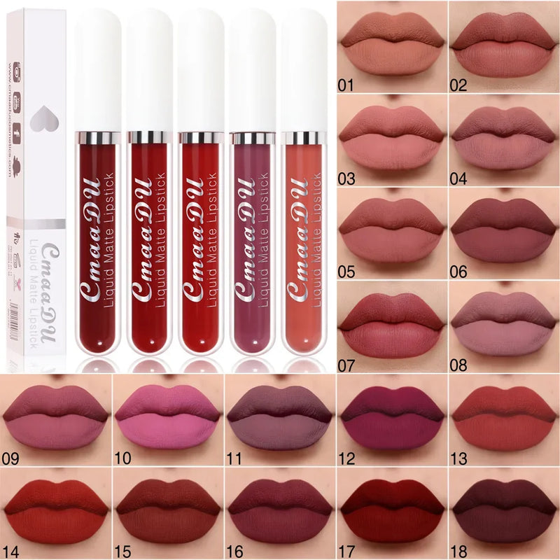 Long Lasting Waterproof Liquid Lipstick 