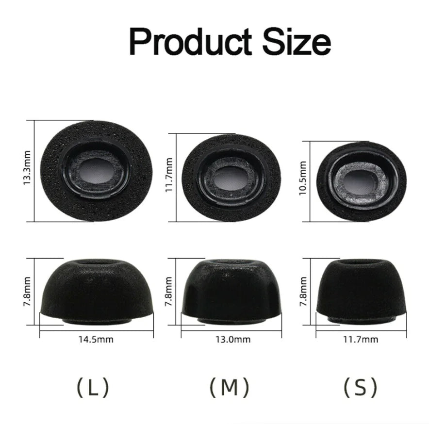 Replacement Ear Tips For Apple Airpods Pro Memory Foam Tips Airpod Pro - 3 Pairs 